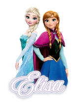 Afbeelding in Gallery-weergave laden, Gepersonaliseerde Frozen centerpiece (tafel decoratie)