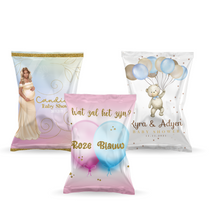Afbeelding in Gallery-weergave laden, Gepersonaliseerde Chips Zakjes (Baby/Reveal)