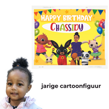 Afbeelding in Gallery-weergave laden, Gepersonaliseerde transparante Bing Bunny bekers