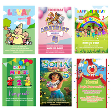 Afbeelding in Gallery-weergave laden, Digitale uitnodigingen op thema