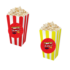 Gepersonaliseerde popcornbakjes