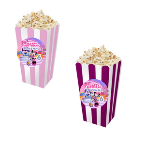 Gepersonaliseerde popcornbakjes