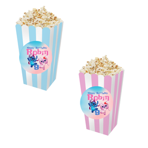 Gepersonaliseerde popcornbakjes