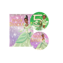 Afbeelding in Gallery-weergave laden, Gepersonaliseerde Prinses Tiana Stickers
