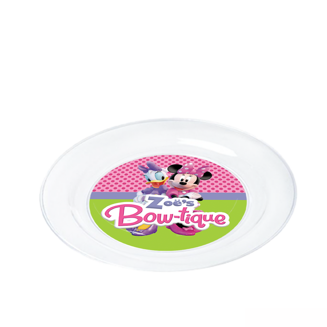 Gepersonaliseerde Minnie Mouse Bowtique borden