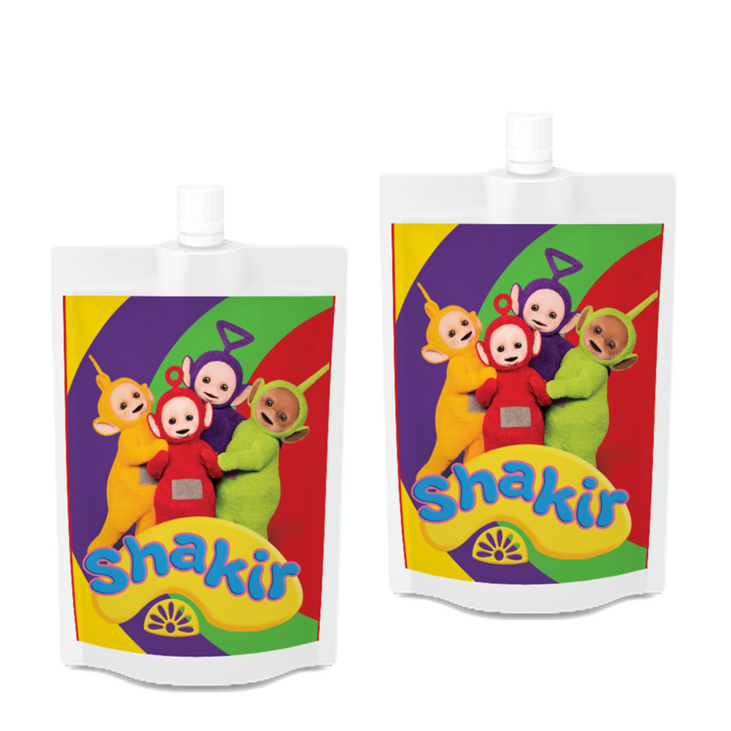 Gepersonaliseerde Teletubbies Drinkzakjes