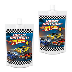 Gepersonaliseerde Hotwheels Drinkzakjes