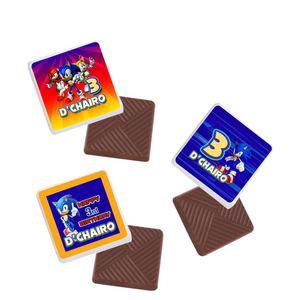 Gepersonaliseerde Sonic napolitaanse chocolaatjes