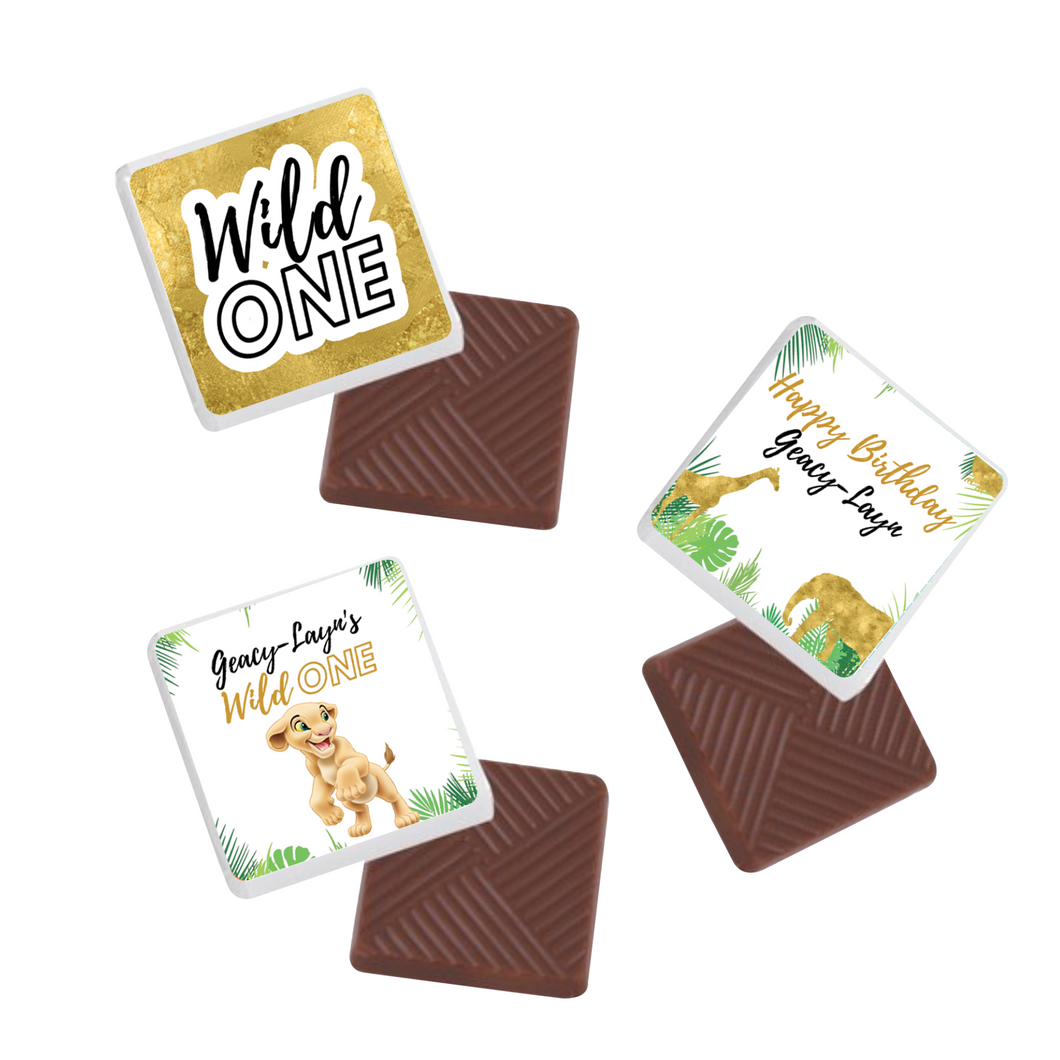Gepersonaliseerde Nala (Safari-editie) napolitaanse chocolaatjes