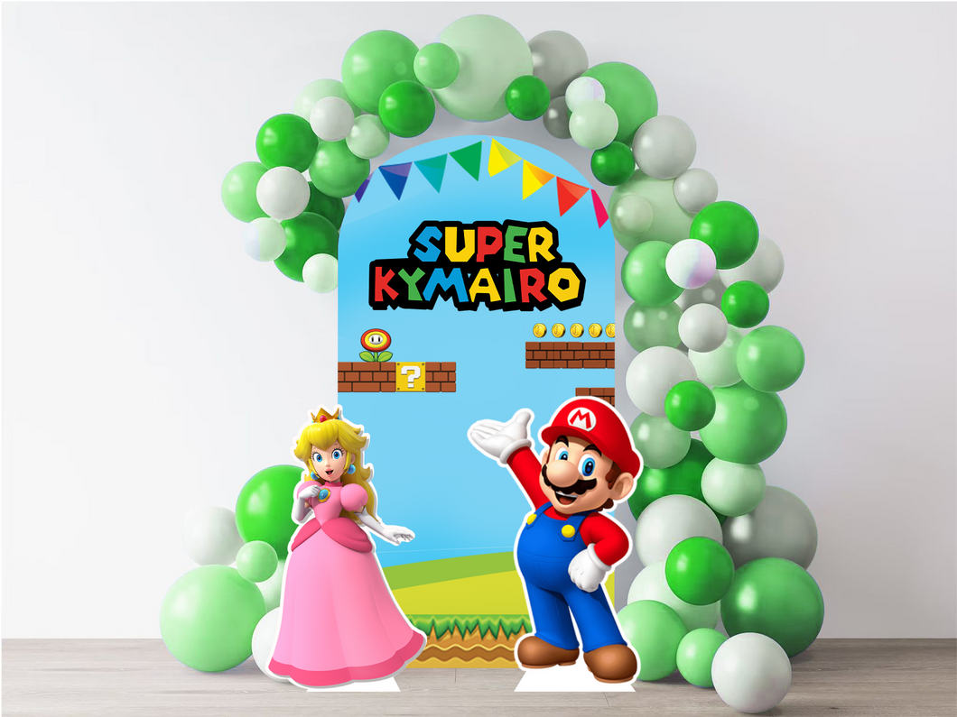 Super Mario & Peach Decoratie Cutout Set