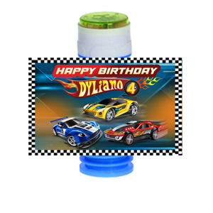 Gepersonaliseerde Hotwheels bellenblaas