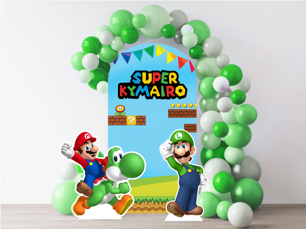 Super Mario & Luigi Decoratie Cutout Set