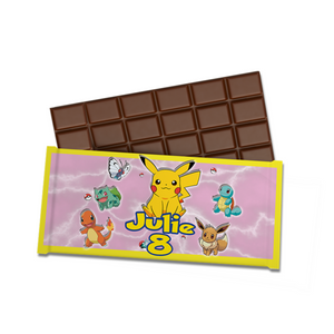 Gepersonaliseerde Pokémon (Meisjes) chocoladereep