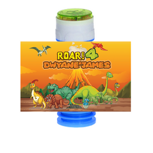 Gepersonaliseerde Dino bellenblaas