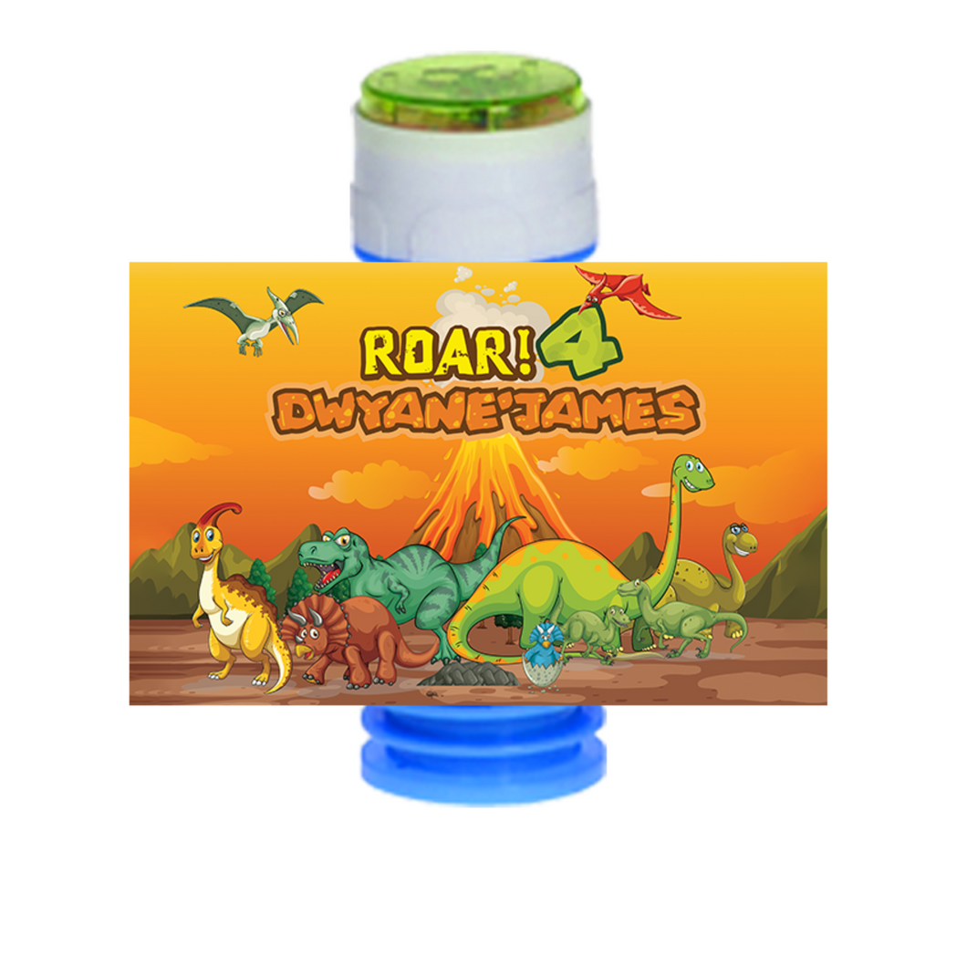 Gepersonaliseerde Dino bellenblaas