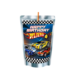 Gepersonaliseerde Hotwheels Capri-Sun labels en stickers