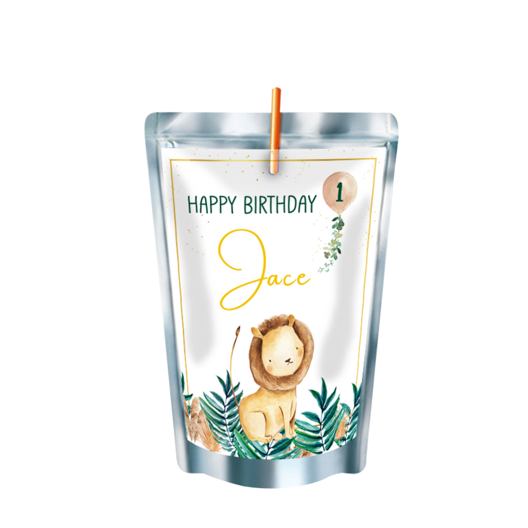 Gepersonaliseerde Safari Capri-Sun labels en stickers