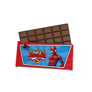 Gepersonaliseerde Spider-Man chocoladereep