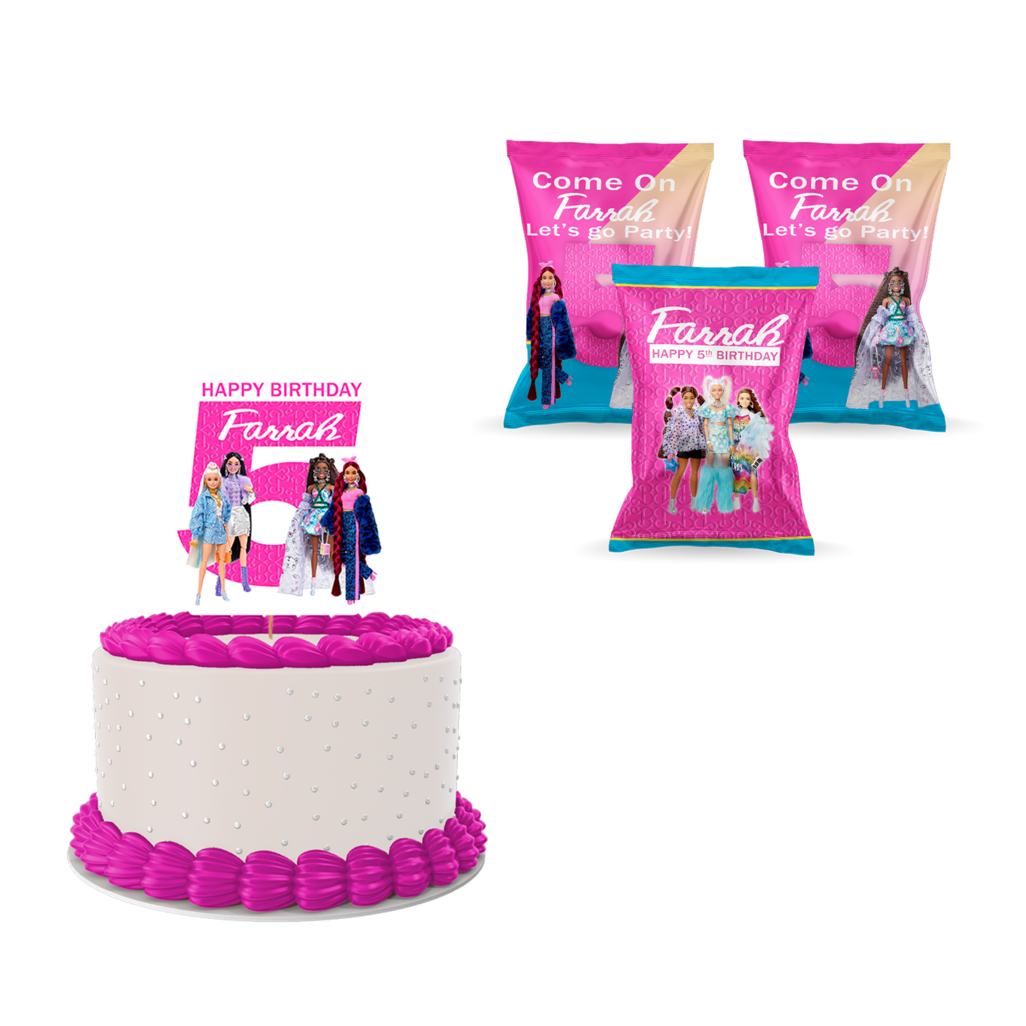 Barbie Modepop Alles-in-1 Feestpakket