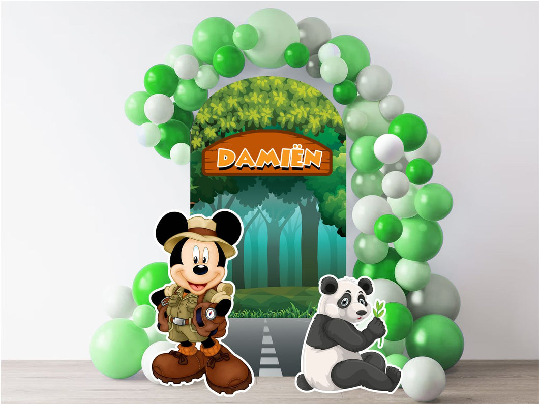 Mickey Safari 3.0 Decoratie Cutout Set