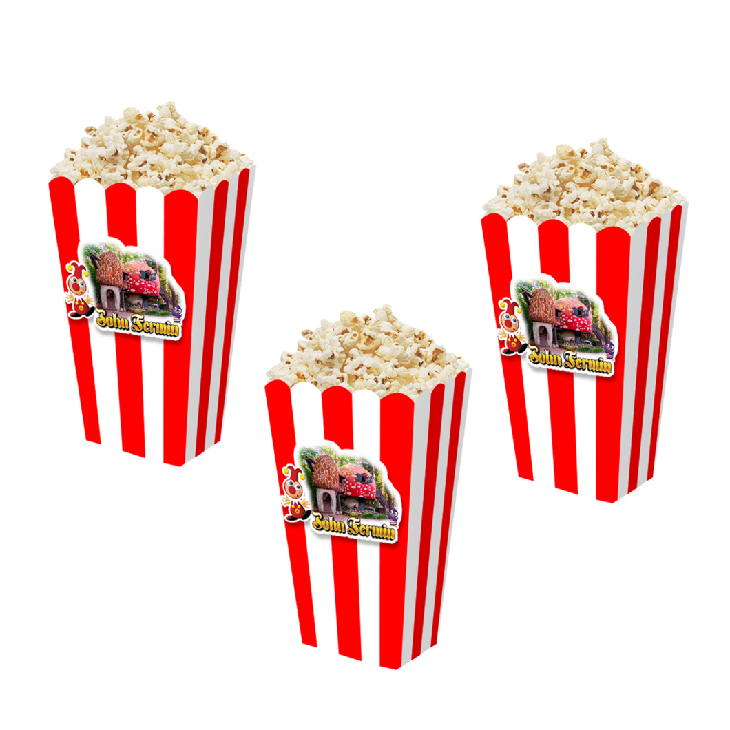 Gepersonaliseerde Sprookjesbos 3D popcorn bakjes