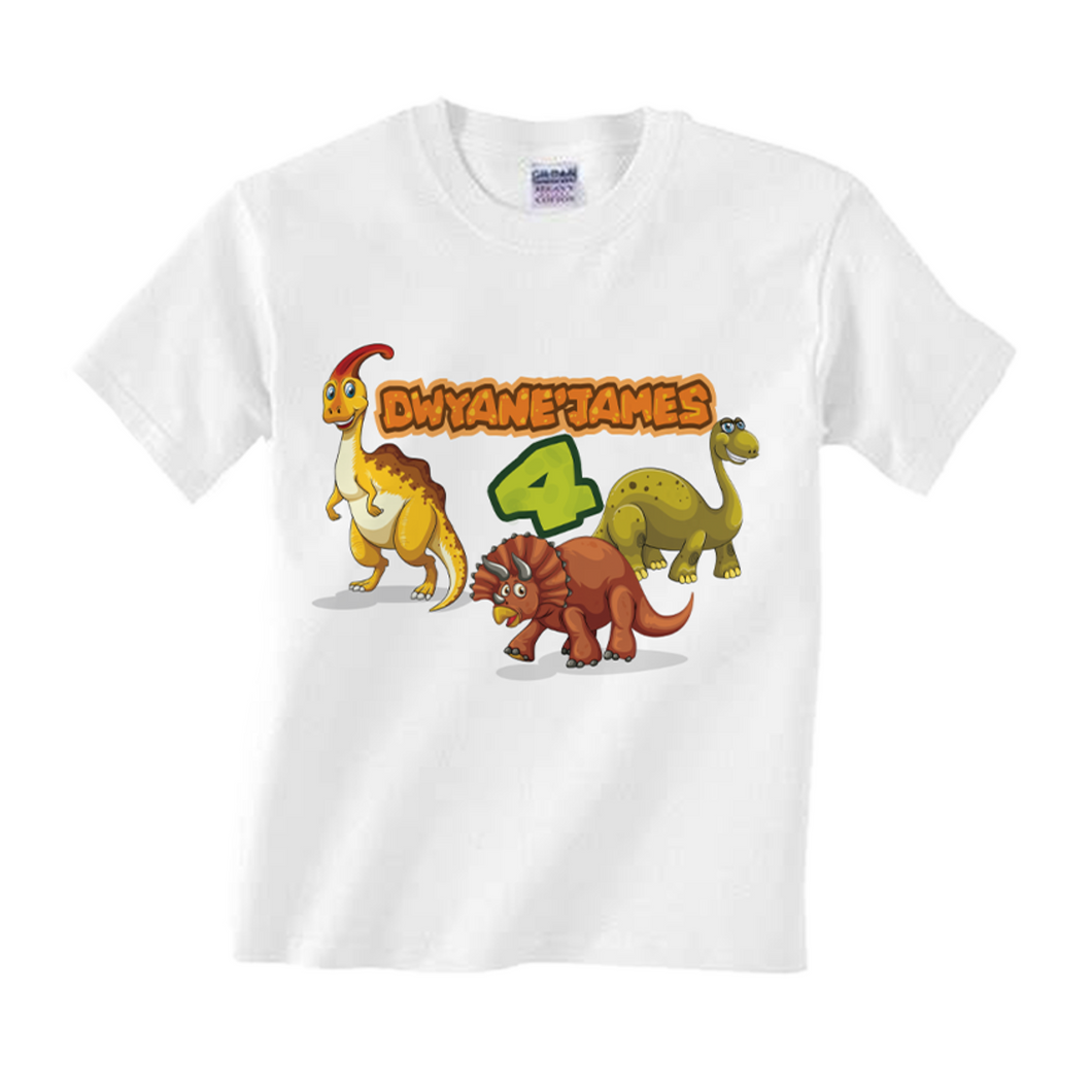 Gepersonaliseerde Dino T-shirts