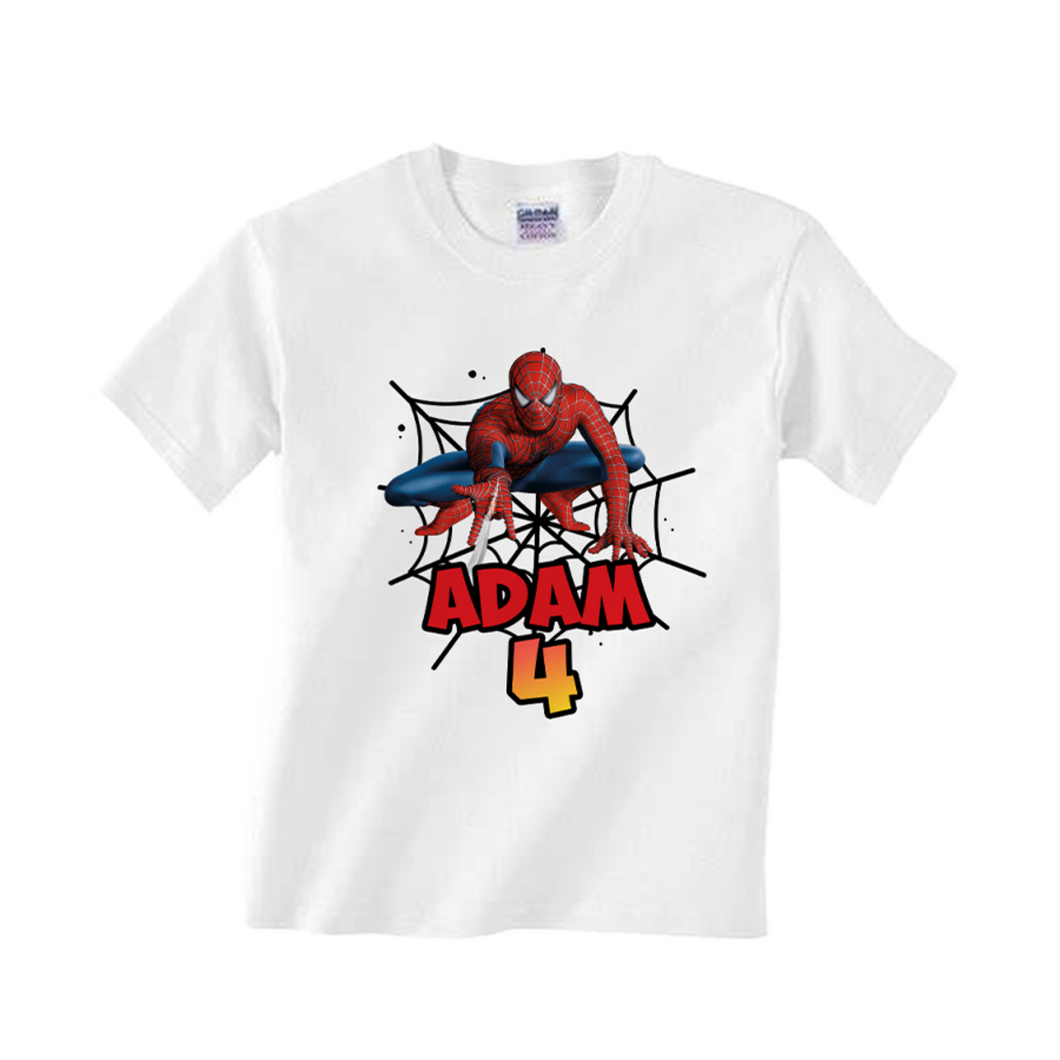 Gepersonaliseerde Spider-Man T-shirts