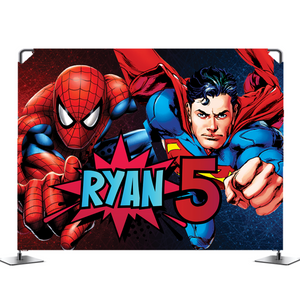 Spider- en Superman Banners