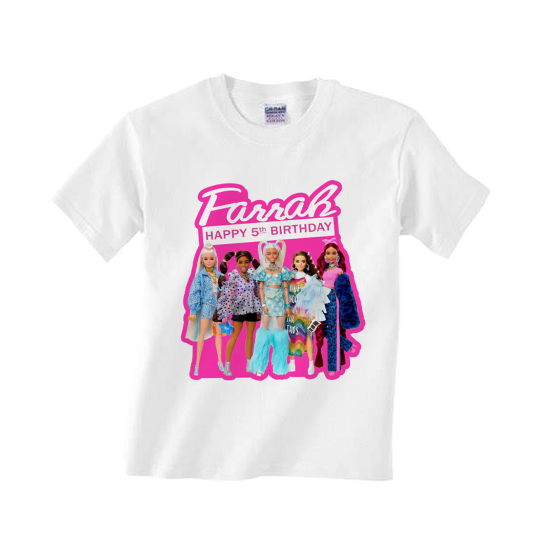 Gepersonaliseerde Barbie Modepop T-shirts