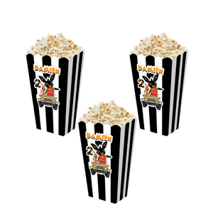 Gepersonaliseerde Bing Safari 3D popcorn bakjes