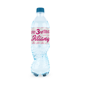 Gepersonaliseerde Barbie waterfles labels en stickers