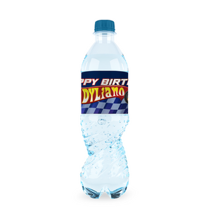 Gepersonaliseerde Hotwheels waterfles labels en stickers