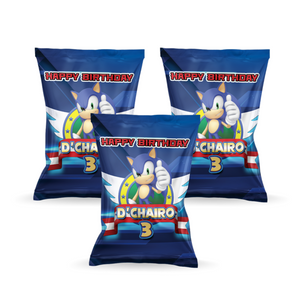 Gepersonaliseerde Sonic chips zakjes