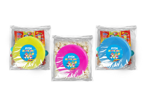 Gepersonaliseerde Baby Shark snoep of popcorn frisbee zakjes
