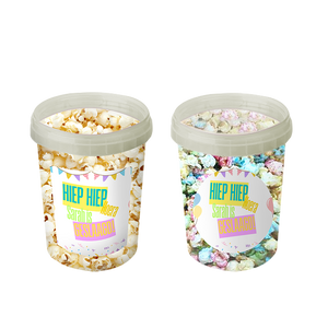 Gepersonaliseerde Neon Geslaagd Popcorn Emmers