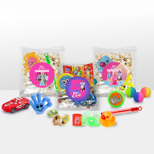 Gepersonaliseerde Barbie Modepop snoep en popcorn speelgoed traktatie