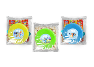 Gepersonaliseerde Bluey (Jongens) snoep of popcorn frisbee zakjes