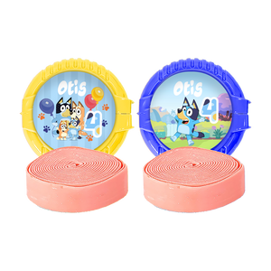 Gepersonaliseerde Bluey (Jongens) ronde kauwgom rollen
