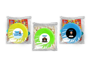 Gepersonaliseerde Boss Baby snoep of popcorn frisbee zakjes