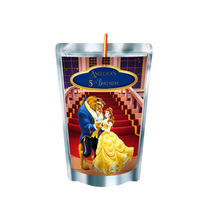 Gepersonaliseerde Belle en het Beest Capri-Sun labels en stickers