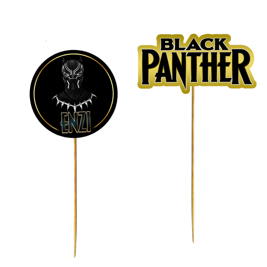 Gepersonaliseerde Black Panther photoprops