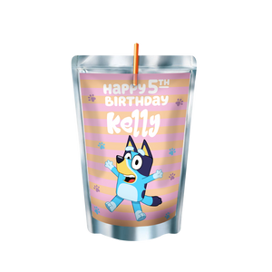 Gepersonaliseerde Bluey (Meisjes) Capri-Sun labels en stickers