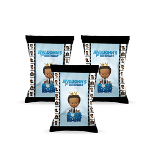 Gepersonaliseerde Boss Baby popcorn uitdeelzakjes