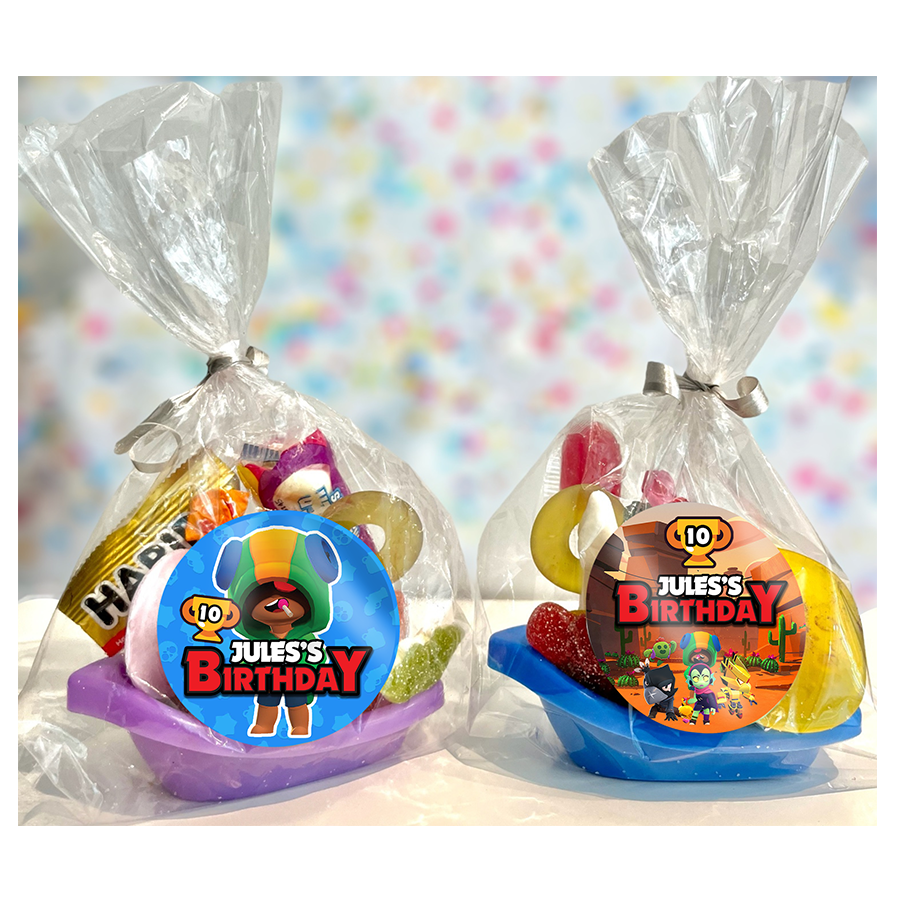 Gepersonaliseerde Brawl Stars traktatie snoep bootjes