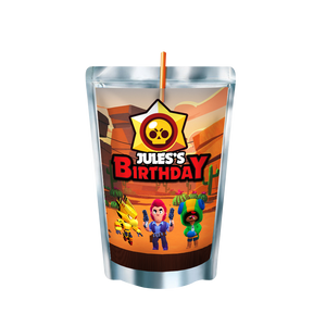 Gepersonaliseerde Brawl Stars Capri-Sun labels en stickers