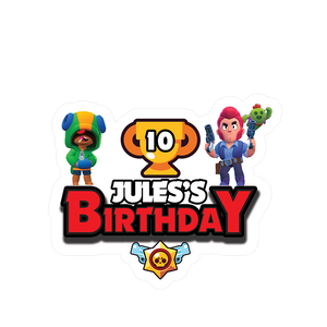Gepersonaliseerde Brawl Stars centerpiece (tafel decoratie)