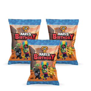 Gepersonaliseerde Brawl Stars popcorn uitdeelzakjes