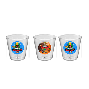 Gepersonaliseerde transparante Brawl Stars bekers