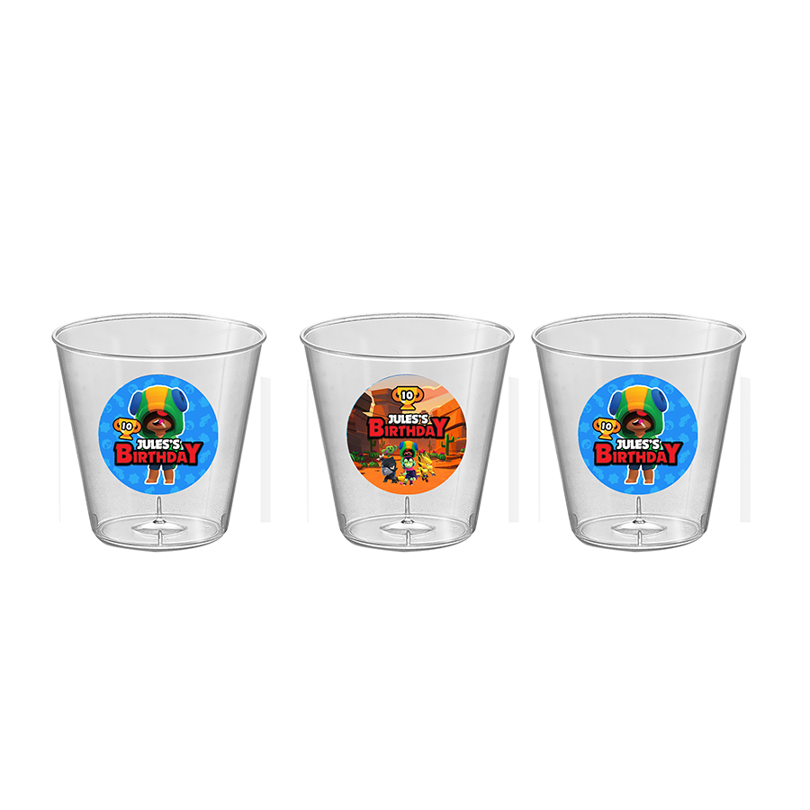 Gepersonaliseerde transparante Brawl Stars bekers