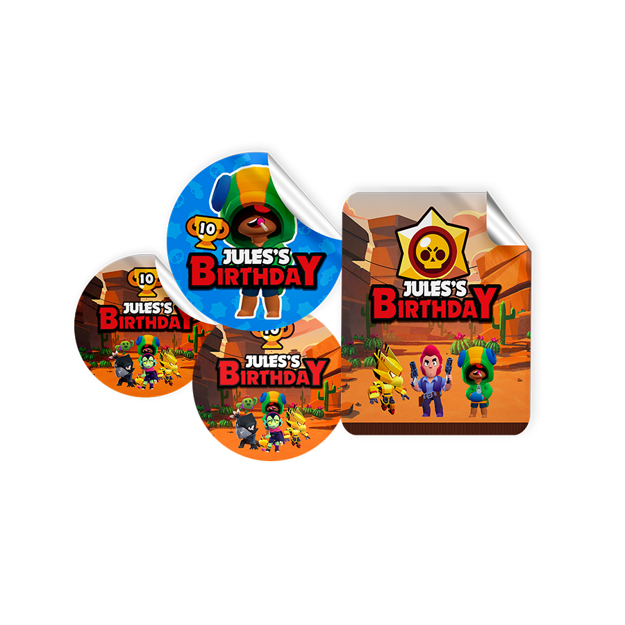 Gepersonaliseerde Brawl Stars Stickers